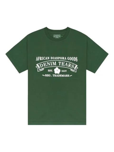 Denim Tears graphic-print T-shirt Green DT181