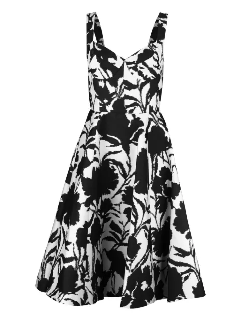 Michael Kors Collection bustier floral-print dress Black GDA2870461061