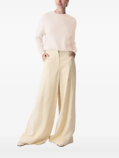 MINNIE ROSE crew-neck sweater Neutrals YR72189689
