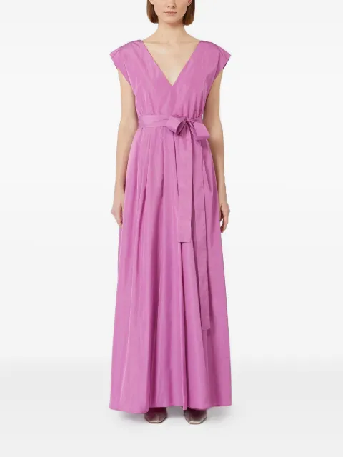 Max Mara Oggeri embellished V-neck maxi dress Pink 2526226123600