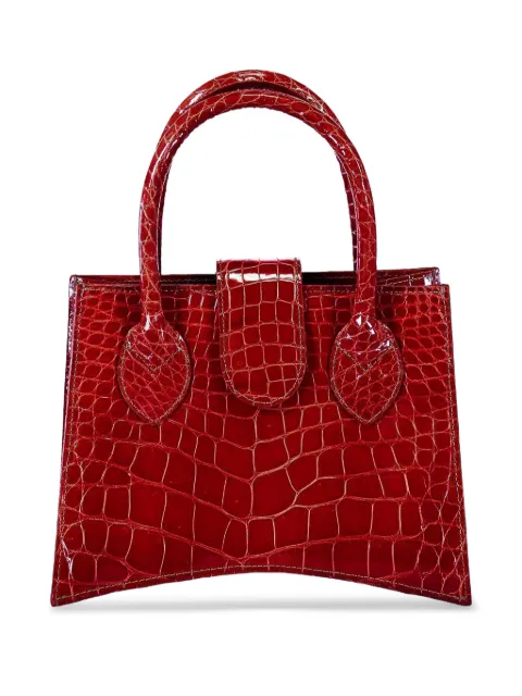 ANGELA ALVAREZ Demi Arco tote bag Red DEMIARCOFIRERED