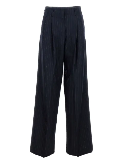 Golden Goose pinstripe pleated trousers Blue GWP01203P002098