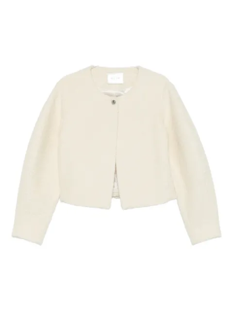 Soft Goat boucle jacket White 24607