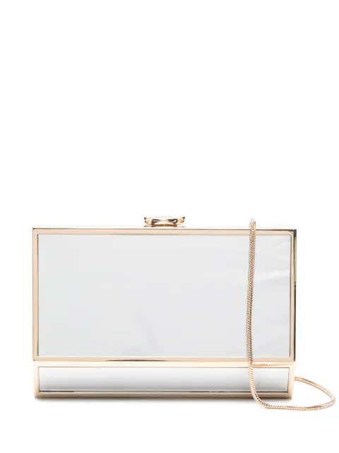 SIMKHAI Maddox Mirror clutch bag Gold 126H001MET