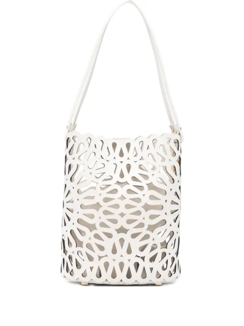 SIMKHAI Mccall laser-cut bucket bag White 126H015LEA