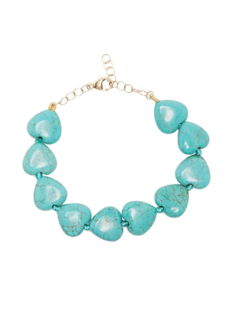 JIA JIA turquoise heart bracelet Blue JJBNV238