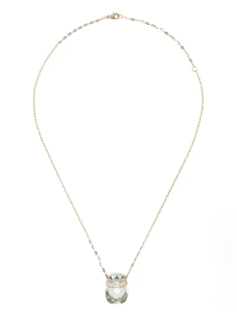 JIA JIA 14CT yellow gold diamond necklace Gold JJNCH102YG