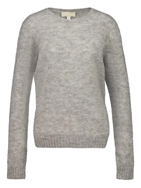 120% Lino long-sleeve maglia sweater Grey 32ELIW39E7000G377