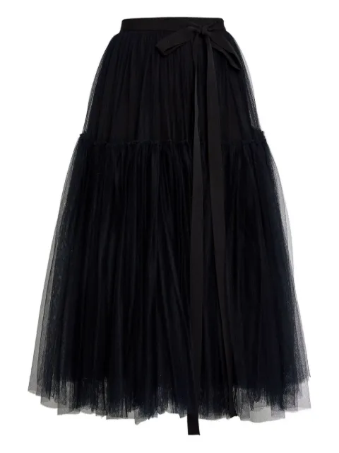 ERDEM bow full skirt Black HO26S4550621000