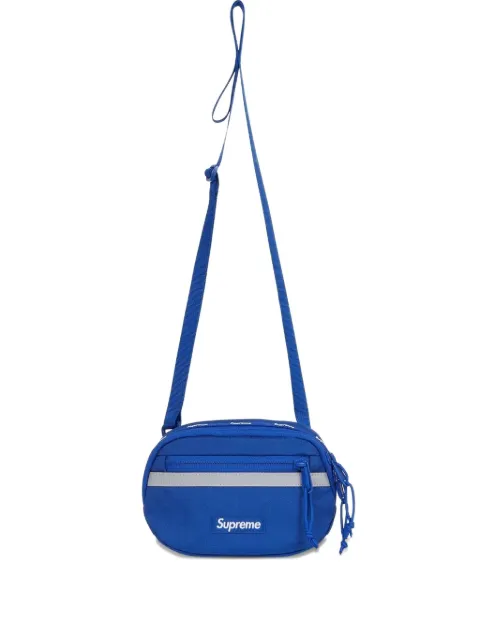 Supreme reflective-panel mini belt bag Blue SU25752