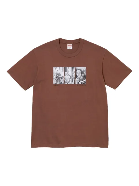 Supreme Mister Cartoon Pow T-shirt Brown SU25749