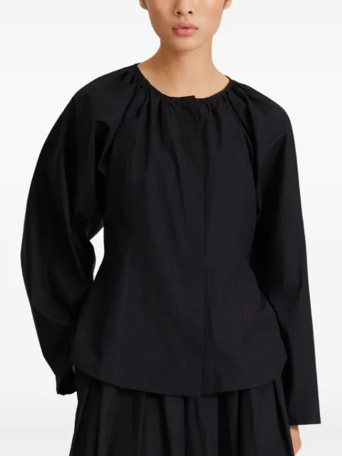 Stylein Junina pleated blouse Black JUNINA