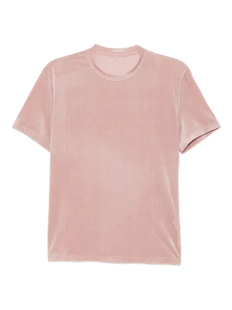 System velvet T-shirt Neutrals SY2F8TTOT03W