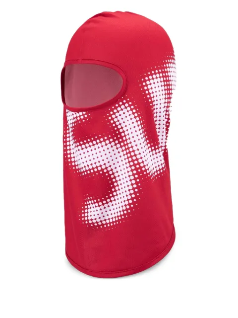 Supreme Halftone-logo balaclava Red SU25729