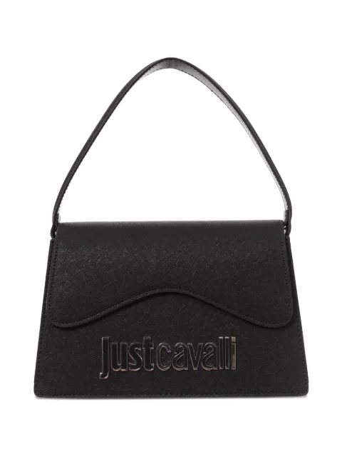 Just Cavalli logo-lettering shoulder bag Black 79RA4BB4ZS766