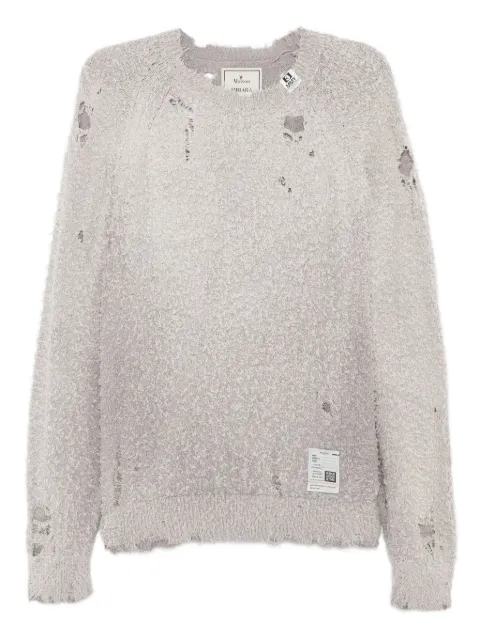 Maison MIHARA YASUHIRO Sun Faded Like jumper Grey J15SW702