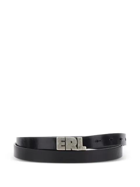 ERL leather belt Black ERL11K053