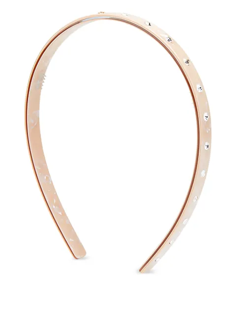 Maison Michel crystal-embellished headband Pink 3144001002