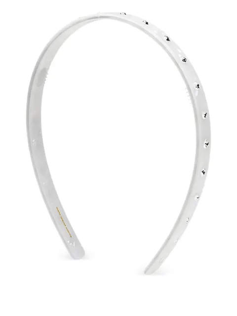 Maison Michel crystal-embellished headband White 3144001001