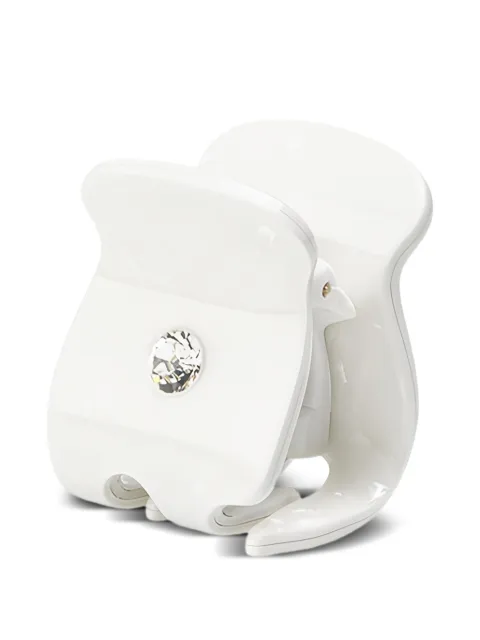 Maison Michel Skipper crystal-embellishment hair clip White 3145001001
