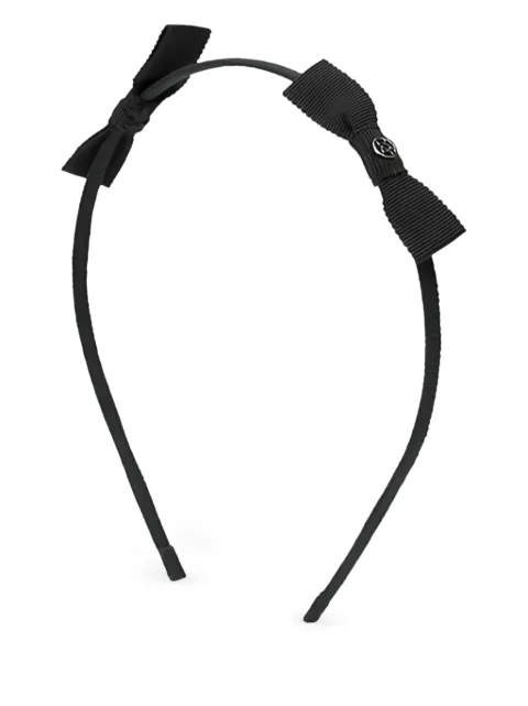 Maison Michel Brianna bow-embellishment headband Black 3153001001