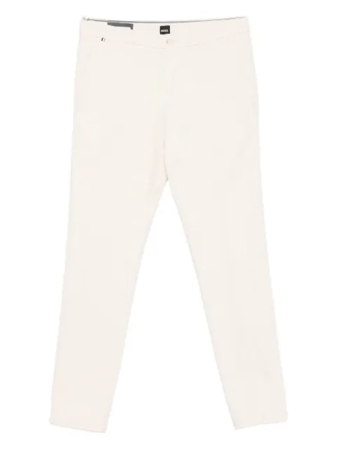 BOSS twill trousers White 50543312