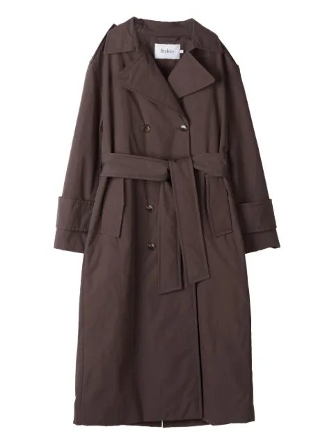Stylein Sandra belted trench coat Brown SANDRA