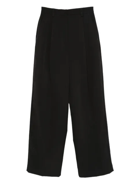 THELATEST pleat-detail trousers Black TLWC3104J0094ABTPB