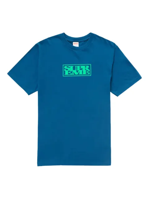 Supreme Connect logo-print T-shirt Blue SU25746