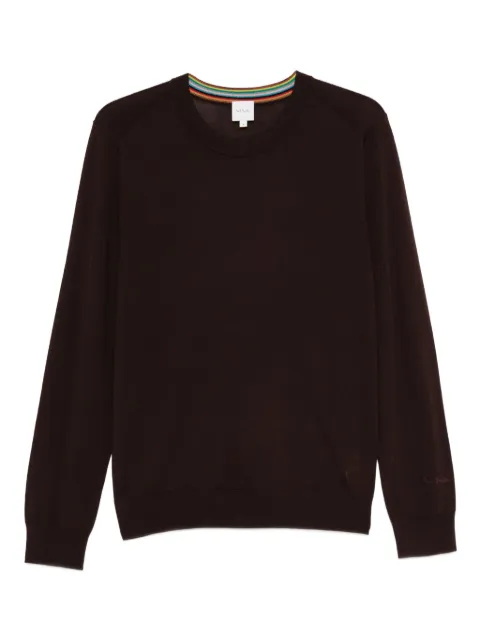 Paul Smith round-neck wool sweater Brown M1R238ZP02093