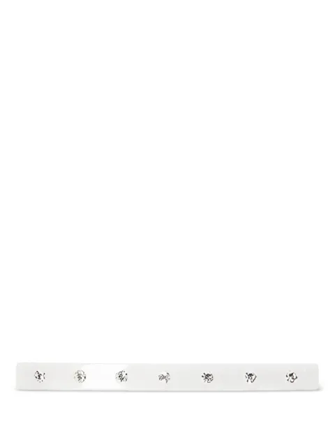 Maison Michel Stacy crystal-embellishment hair clip White 3143001001
