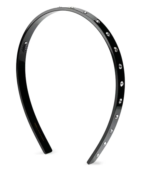 Maison Michel crystal-embellished headband Black 3144001003