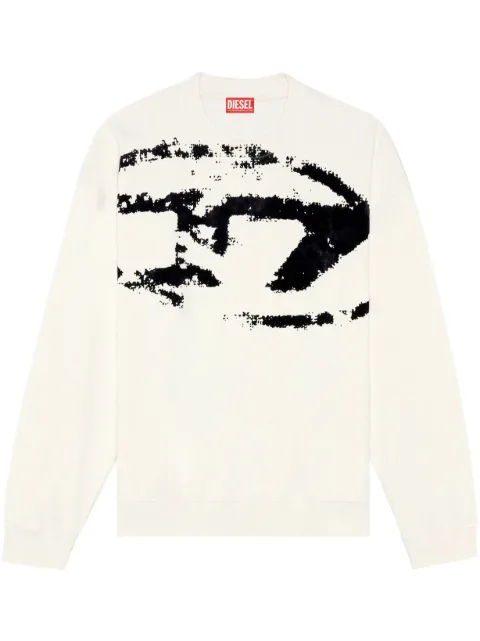 Diesel S-Boxt-N5 cotton sweatshirt White A130510DQAK