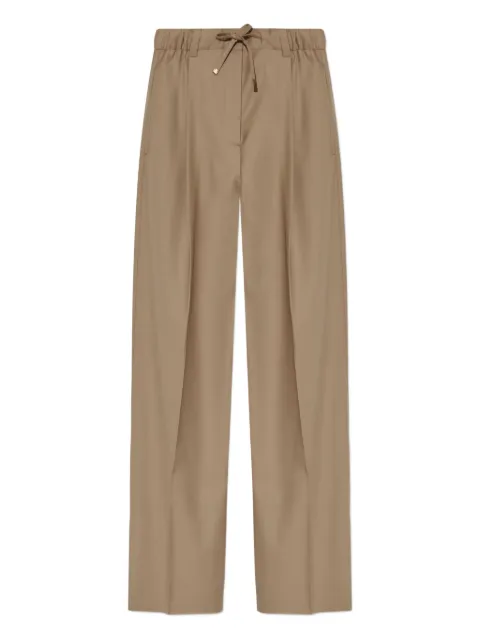 Moncler front-pleated trousers Brown L20932A00005598XP
