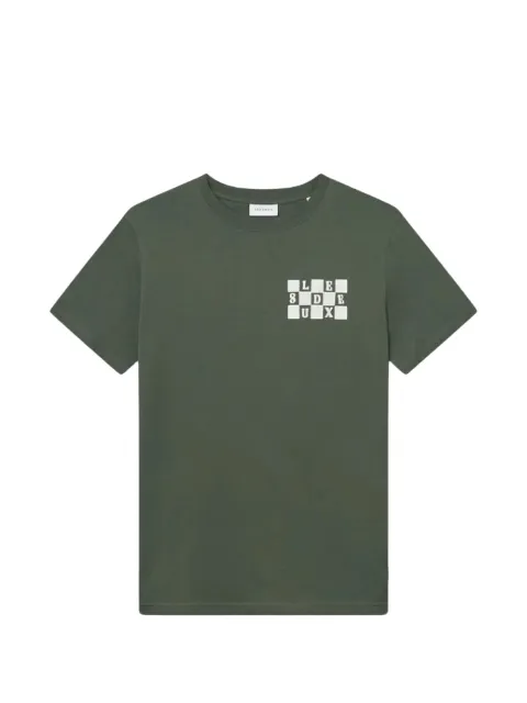 Les Deux Rook printed T-shirt Green 1000833515