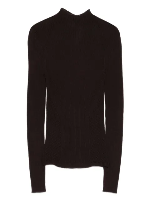 TWINSET ribbed-knit jumper Brown 252TT3111