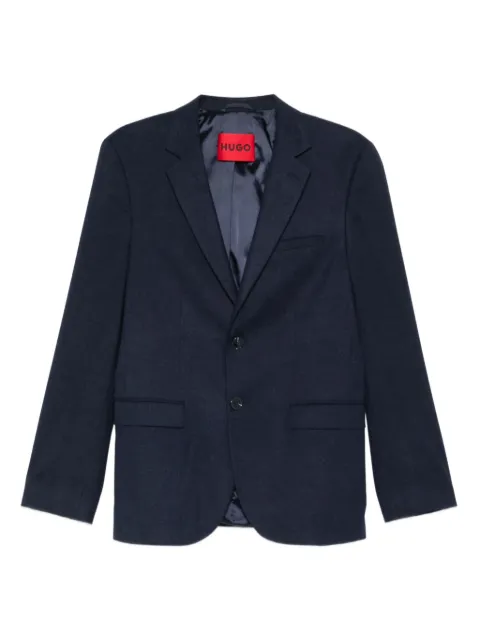 HUGO single-breasted blazer Blue 50547354