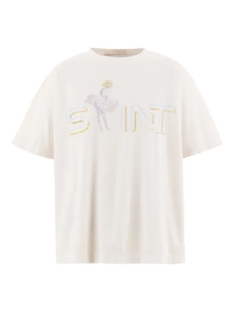 SAINT MXXXXXX graphic-print cotton T-shirt White SMHR10000C79