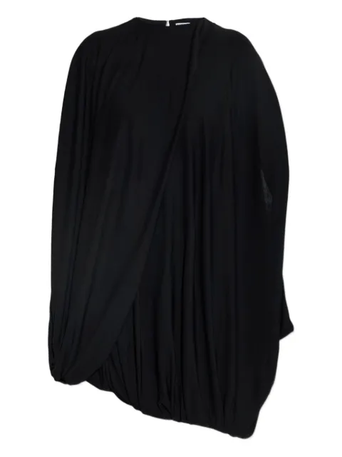 LOEWE draped bubble mini dress Black S540Y09XTT