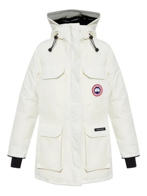 Canada Goose Expedition hooded parka coat White 2051W