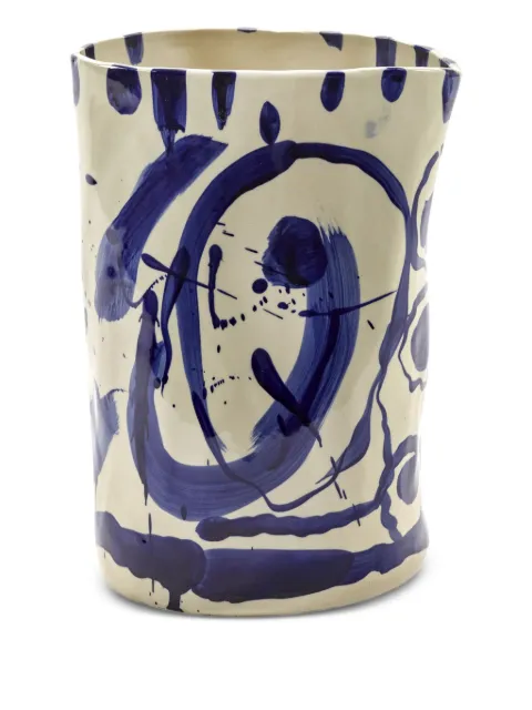 Serax large Sophia abstract-print vase Neutrals B4625102617