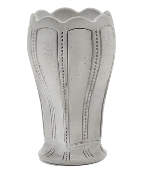 Serax Josephine scalloped-detail vase Grey B7225006813