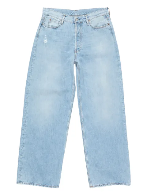 Acne Studios logo-patch jeans Blue C00097