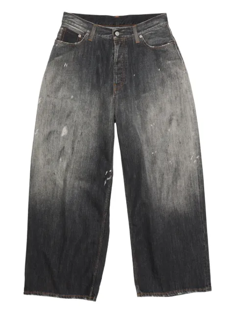 Acne Studios 2023 logo-patch jeans Black C00103