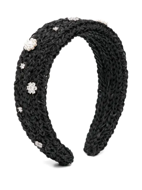 SHUSHU/TONG braided headband Black 25391BLK00NN