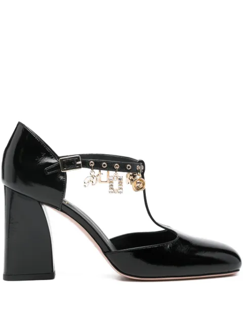 Roger Vivier 85mm leather heeled pumps Black RVW76643670TM6