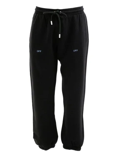 Off-White Arrows-print track pants Black OMCH057F25FLE0031041