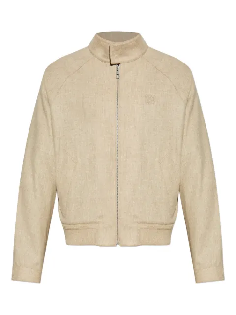 LOEWE zip-up jacket Neutrals H526Y02WC1