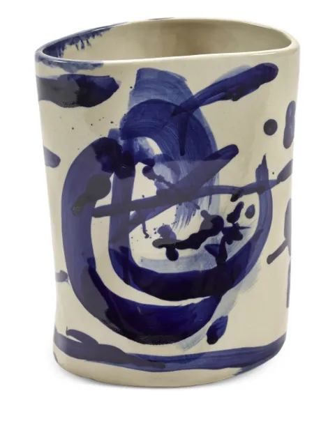 Serax small Sophia abstract-print vase Neutrals B4625100617