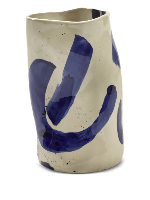 Serax medium Sophia painted vase Neutrals B4625101617